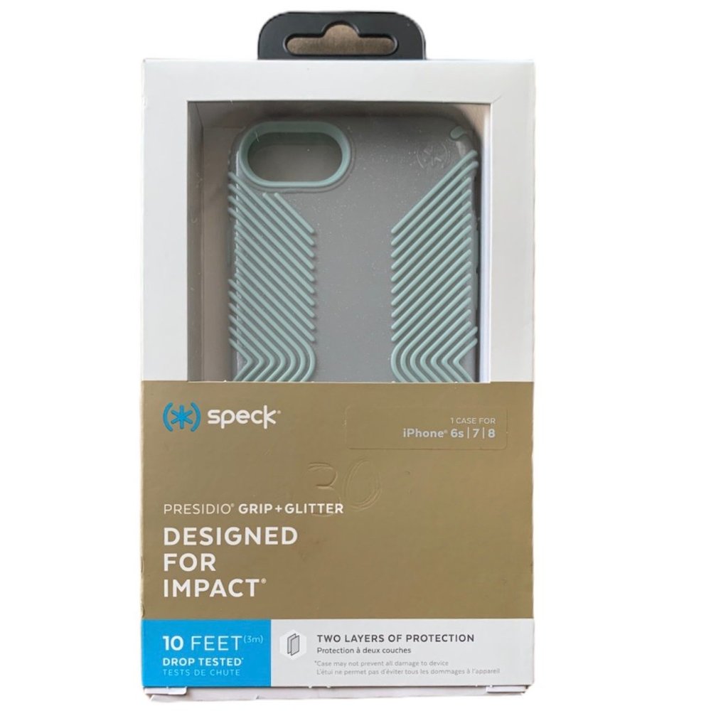 iPhone 8/7/6s/6 Grip + Glitter Case